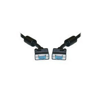 SIIG, SVGA HD15 M/M SHIELDED VIDEO CABLE WITH FERRITE, 10FT